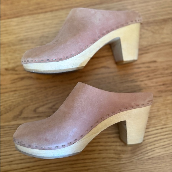 Bryr high heel clogs in clay - Picture 4 of 6